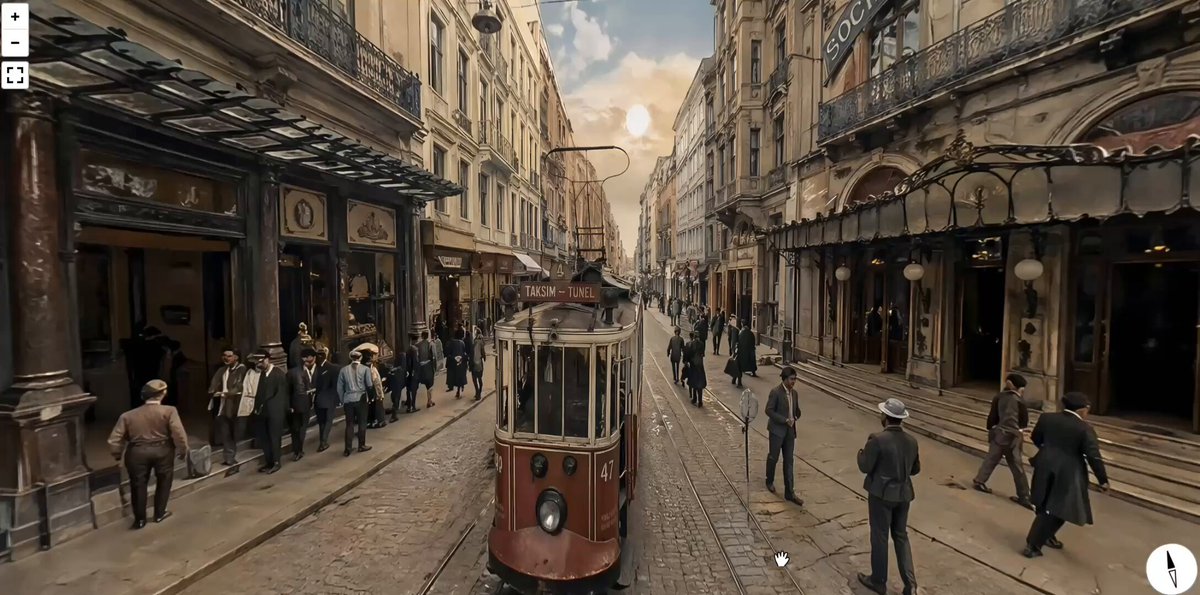 1900 Istiklal Street Panorama